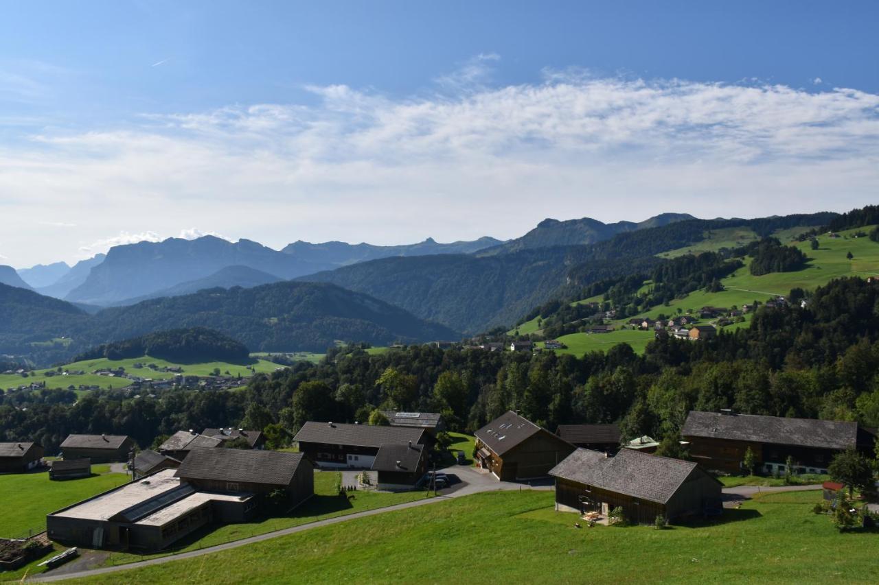 Ferienwohnung Brittenberg Alpaka Schwarzenberg im Bregenzerwald Exterior foto